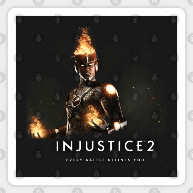 Injustice 2 - Firestorm Sticker by Nykos